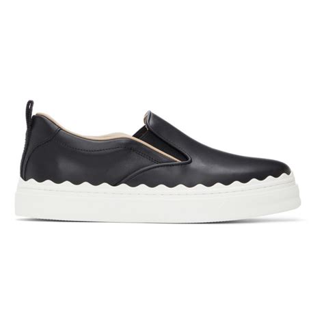 chloe lauren black sneakers|chloe lauren slip on sneakers.